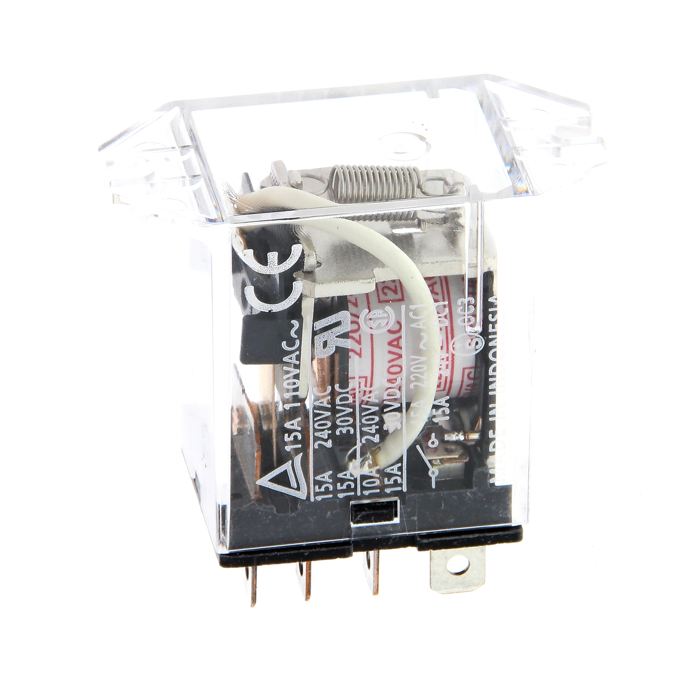 Industrial plug-in relay 4PDT